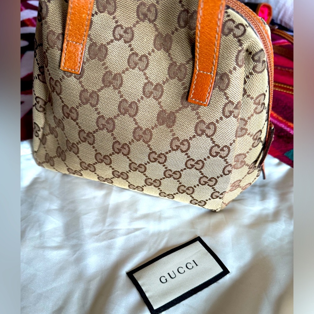 Monogram Balthus Small Satchet Pouch Brown